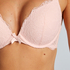 Vadderad push up-bh med bygel Teddy, Rosa