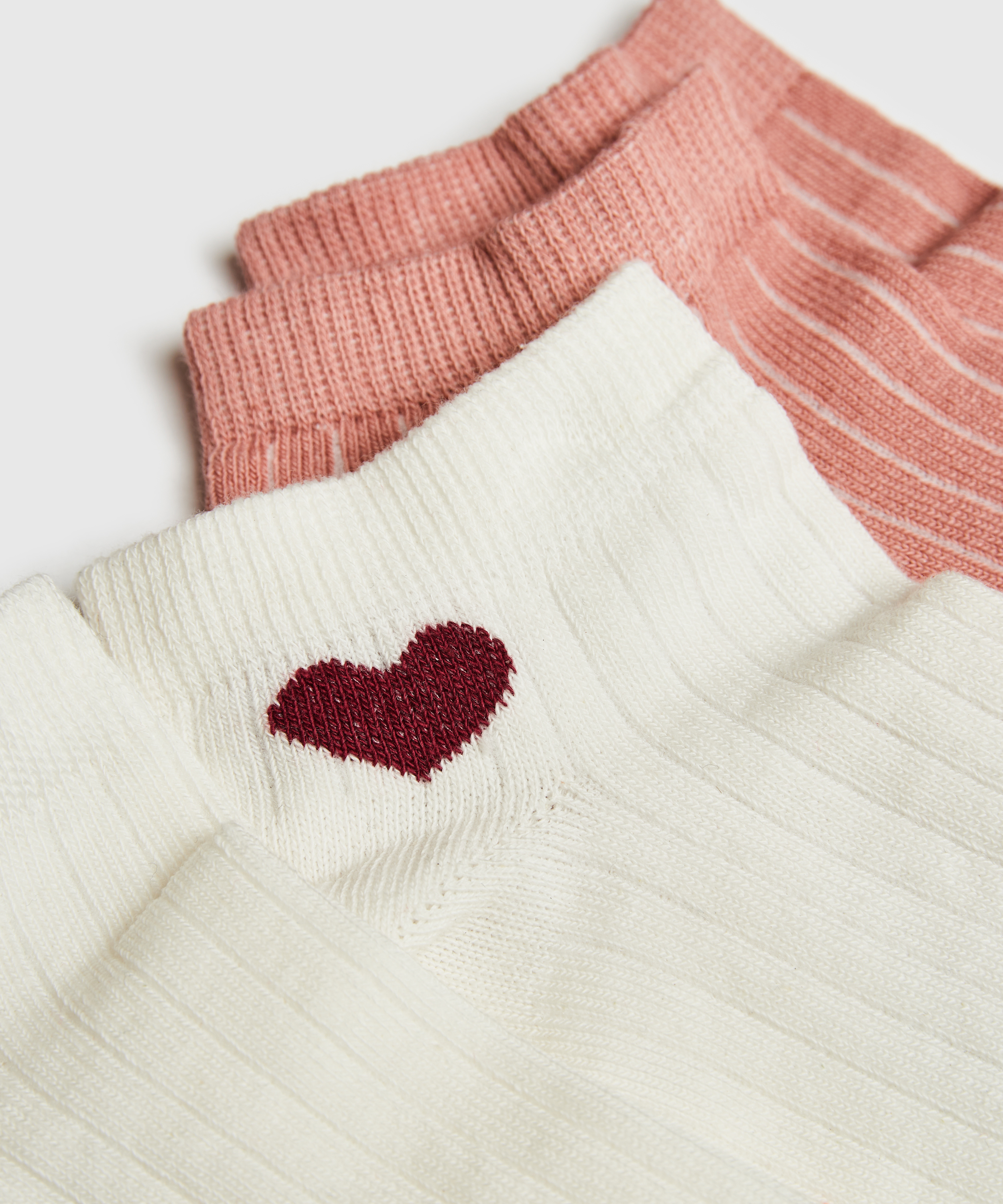 2 Par Strumpor, Vit, main