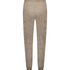 Tall joggingbyxor i velour, Brun