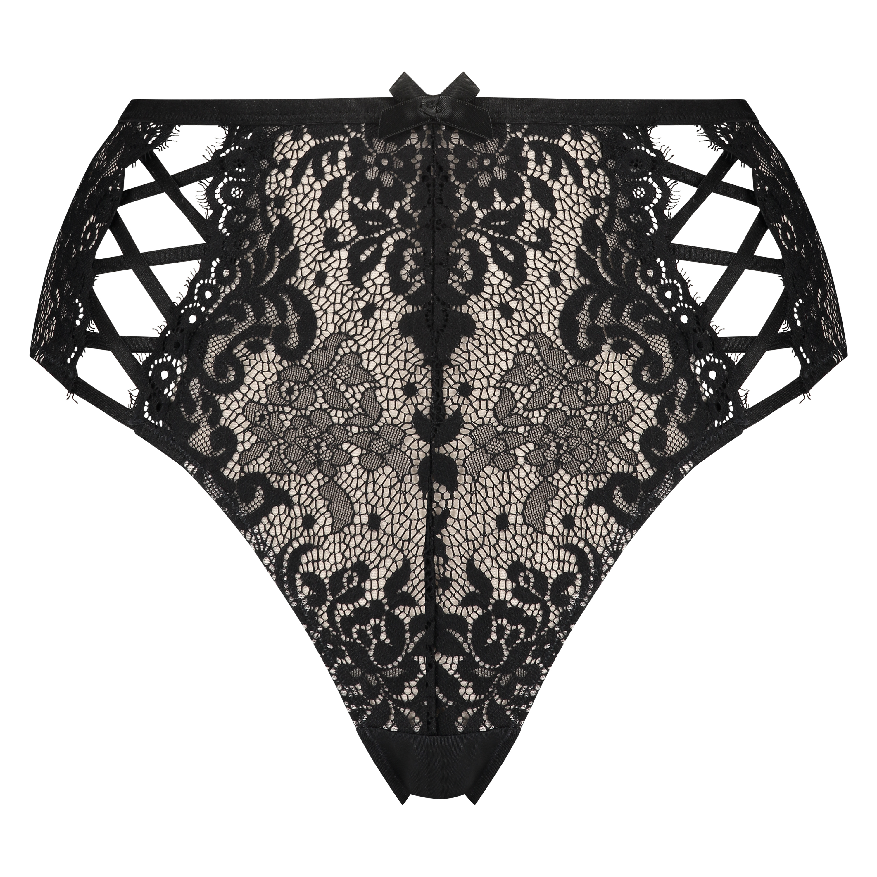 Cardi h&ouml;g brazilian-trosa, Svart, main