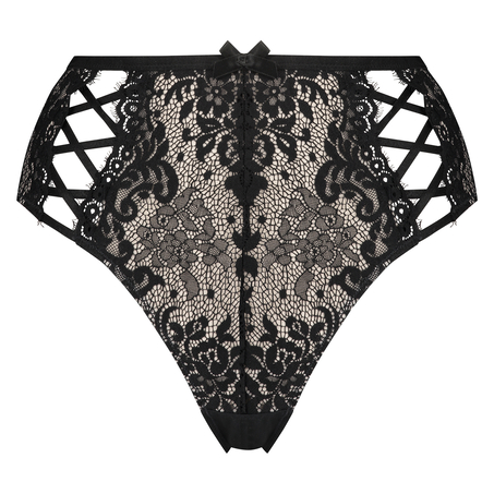 Cardi h&ouml;g brazilian-trosa, Svart