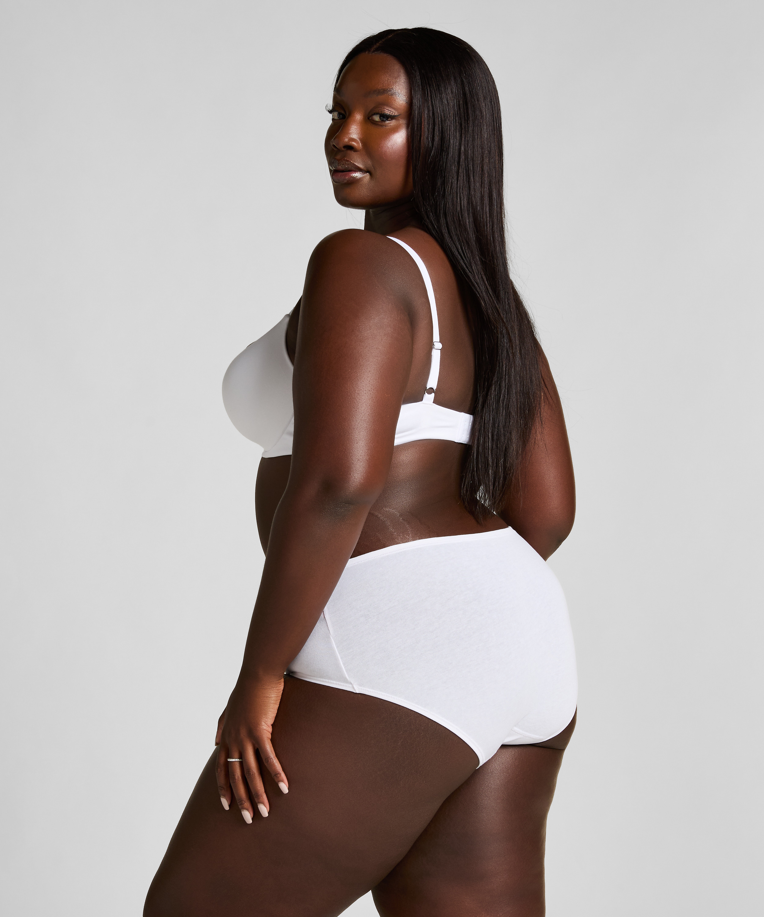 Midi superslip, Vit, main