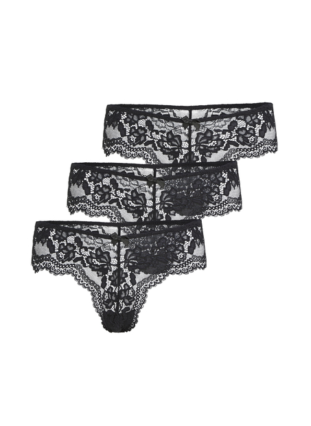 3-pack Chelsea braziliantrosa, Svart