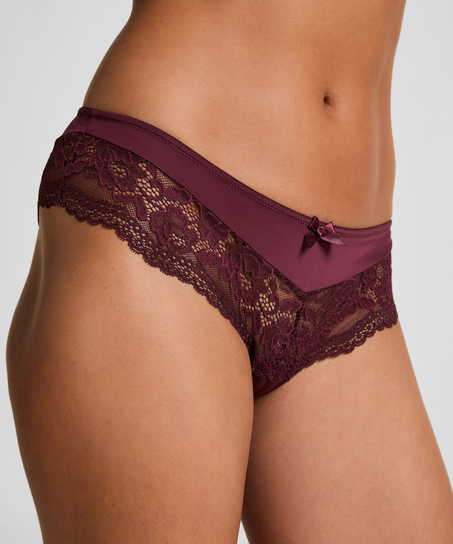 Valencia Brazilian Shorts, Röd