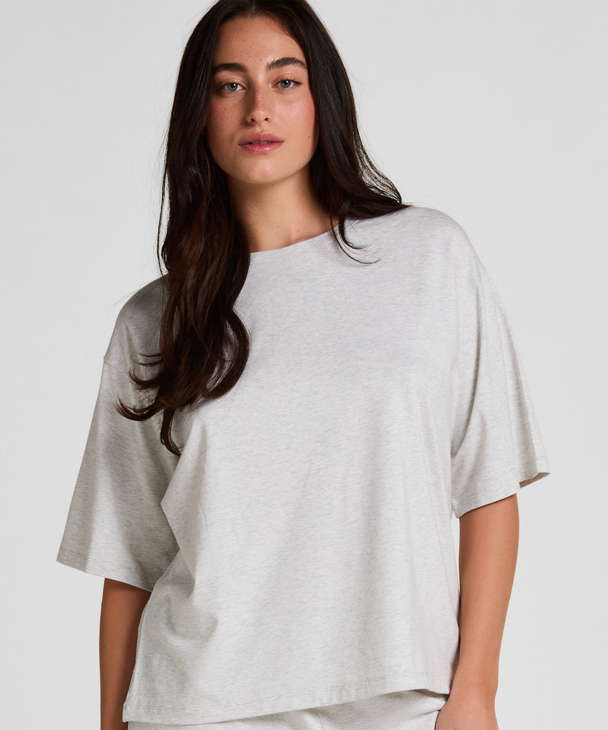 Pyjama Top Loose, Grå Pyjama Top Loose, Grå