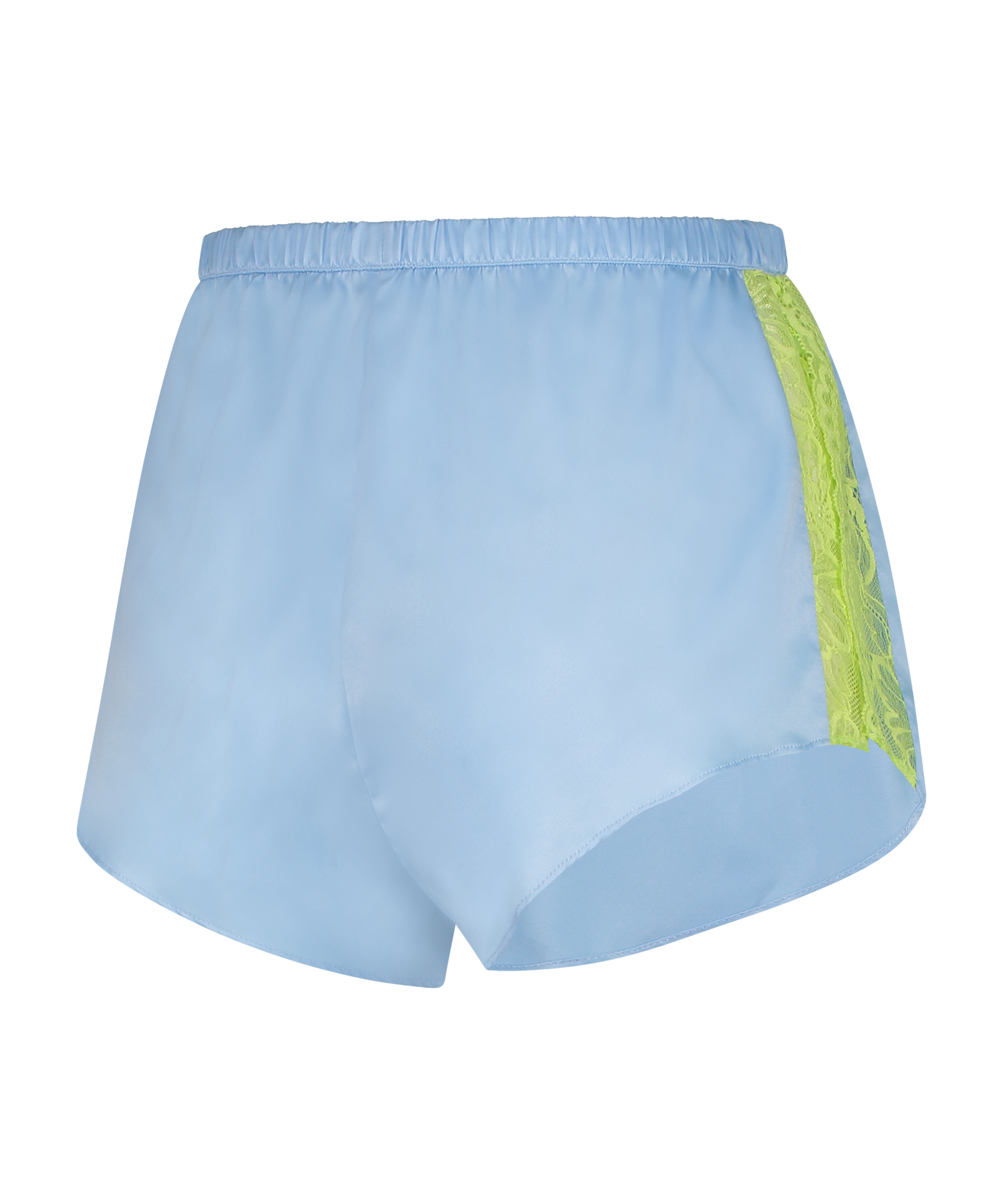 Satin Lace-shorts, blå, main