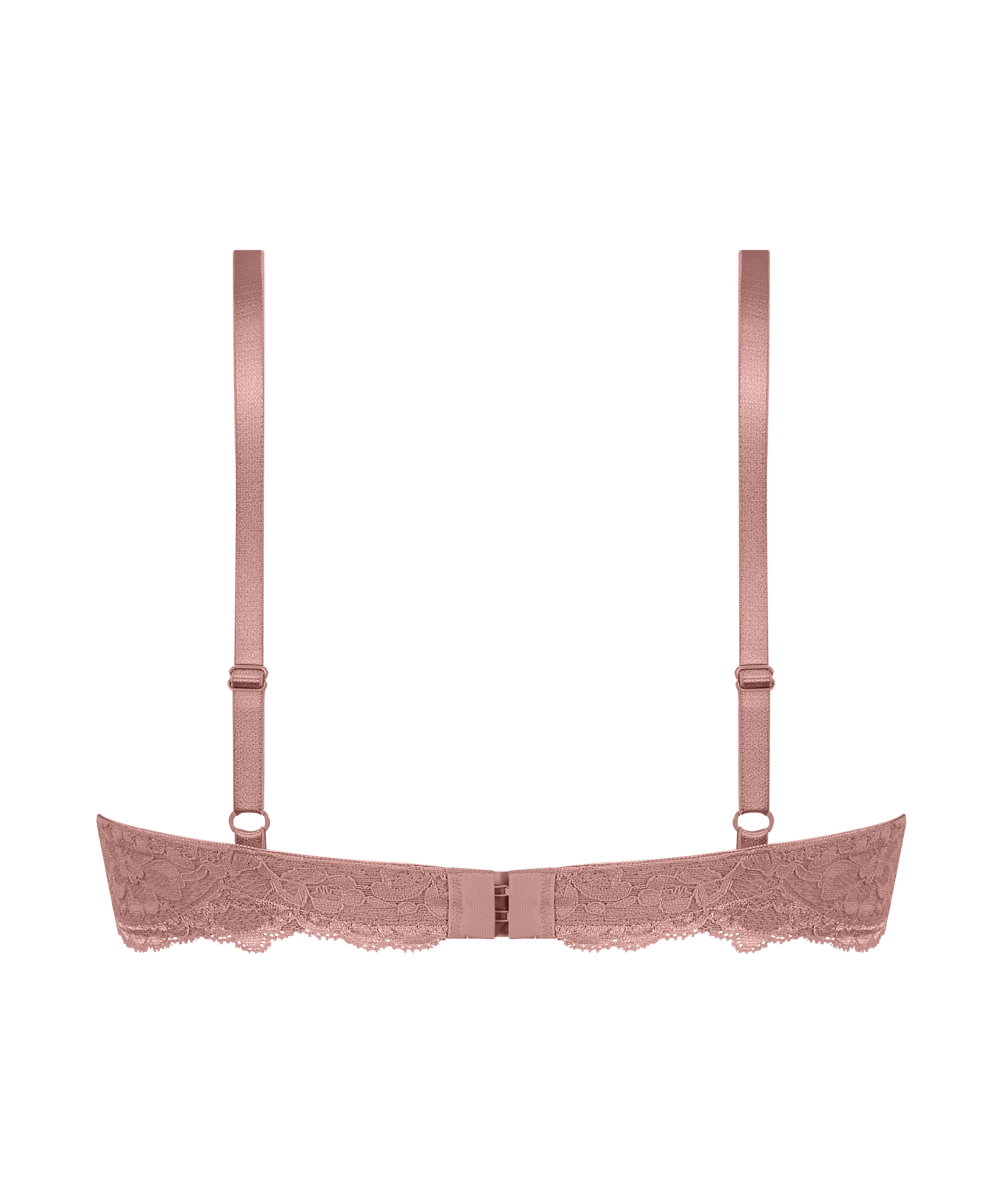 Formpressad push-up-bh med bygel Marine, Rosa, main