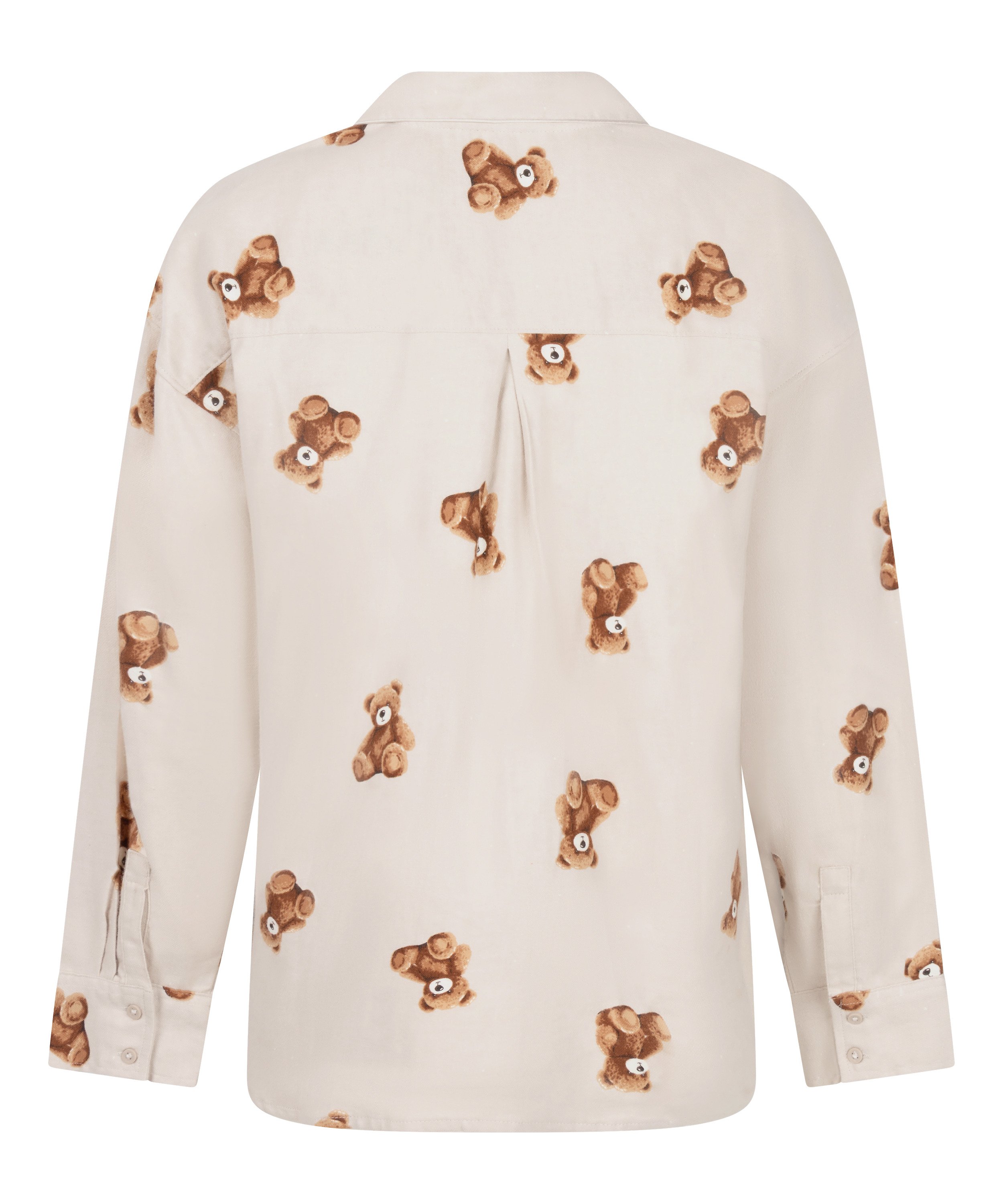Jacka i flanelltwill Bear, Beige, main