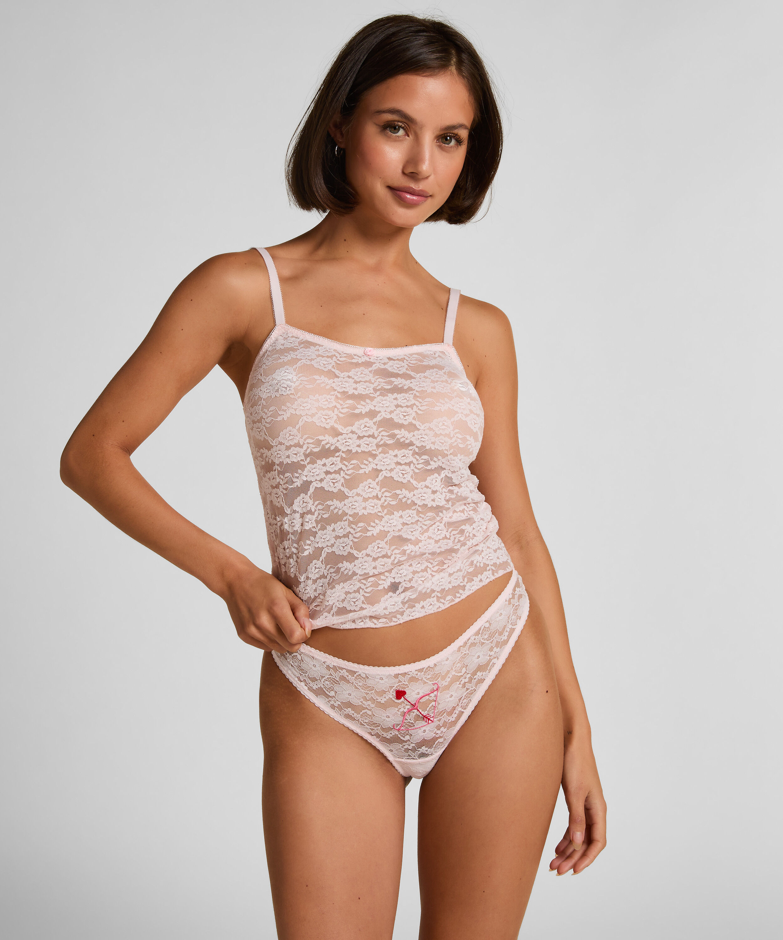 Alla hjärtans dag-presentset med 3-pack stringtrosor, Rosa Alla hjärtans dag-presentset med 3-pack stringtrosor, Rosa