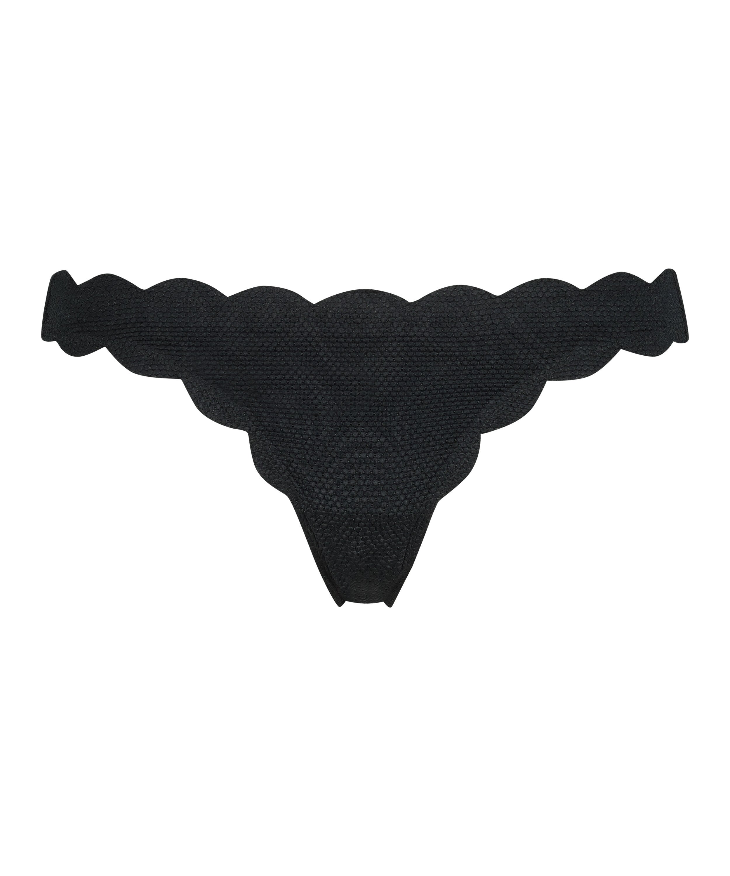Rio Bikiniunderdel Scallop, Svart