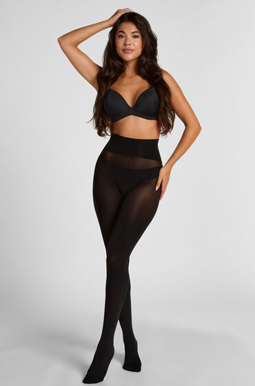 Hunkemöller Strumpbyxor 60 denier med sammetstouch Svart