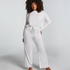 Pyjamasbyxa Pointelle, Beige