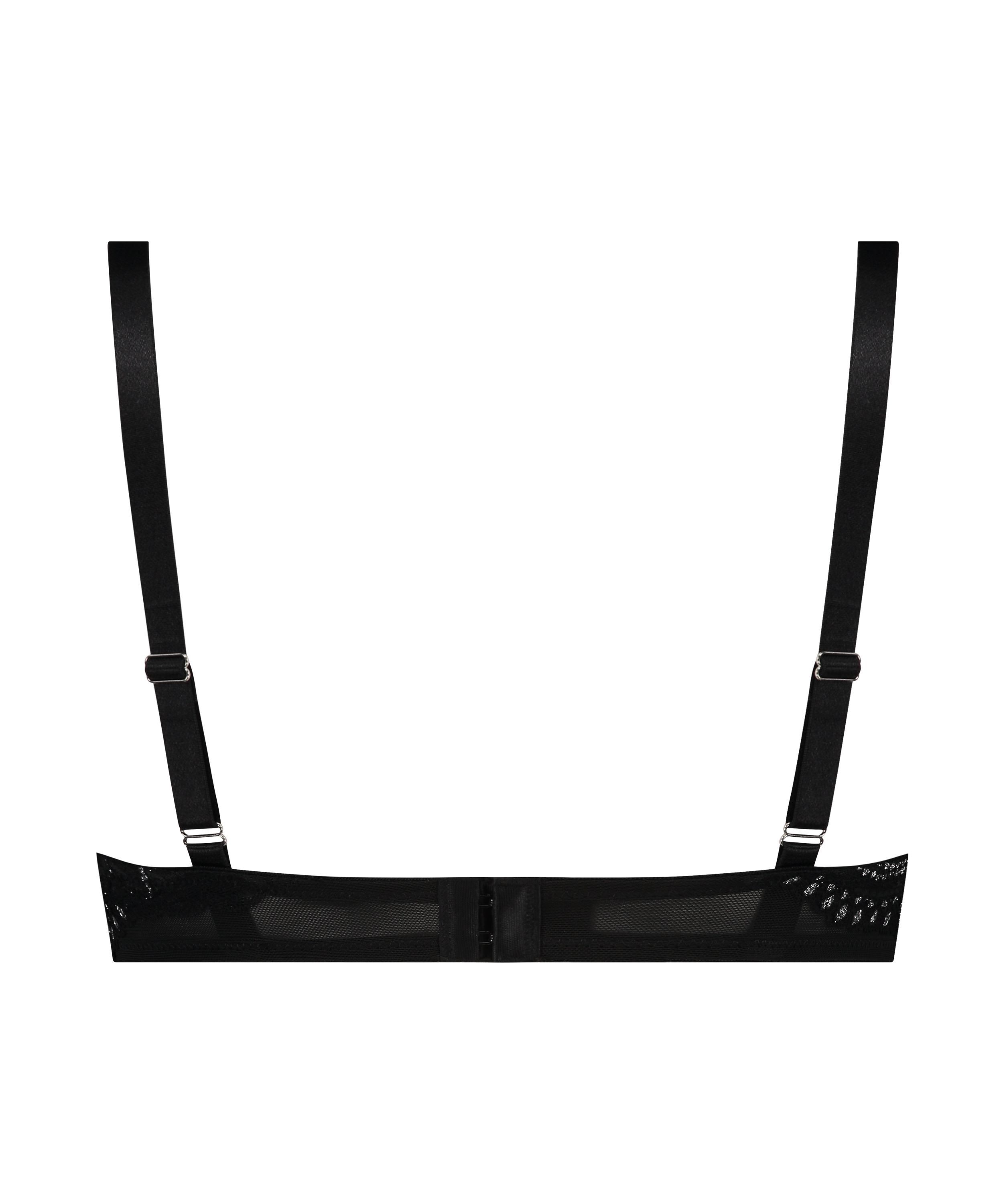 Icke-formpressad bygel-bh Donna Sparkle, Svart, main