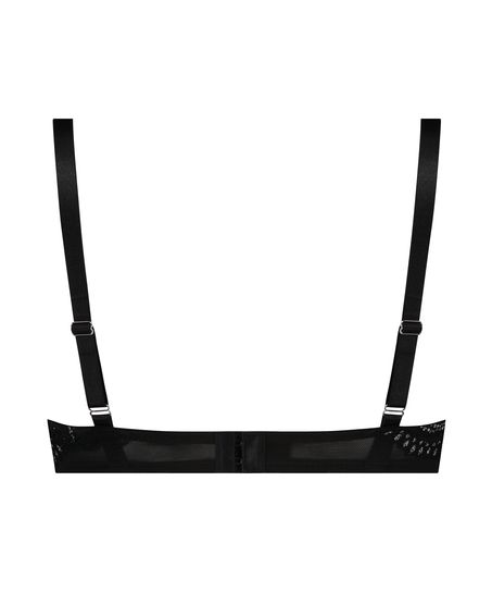 Icke-formpressad bygel-bh Donna Sparkle, Svart