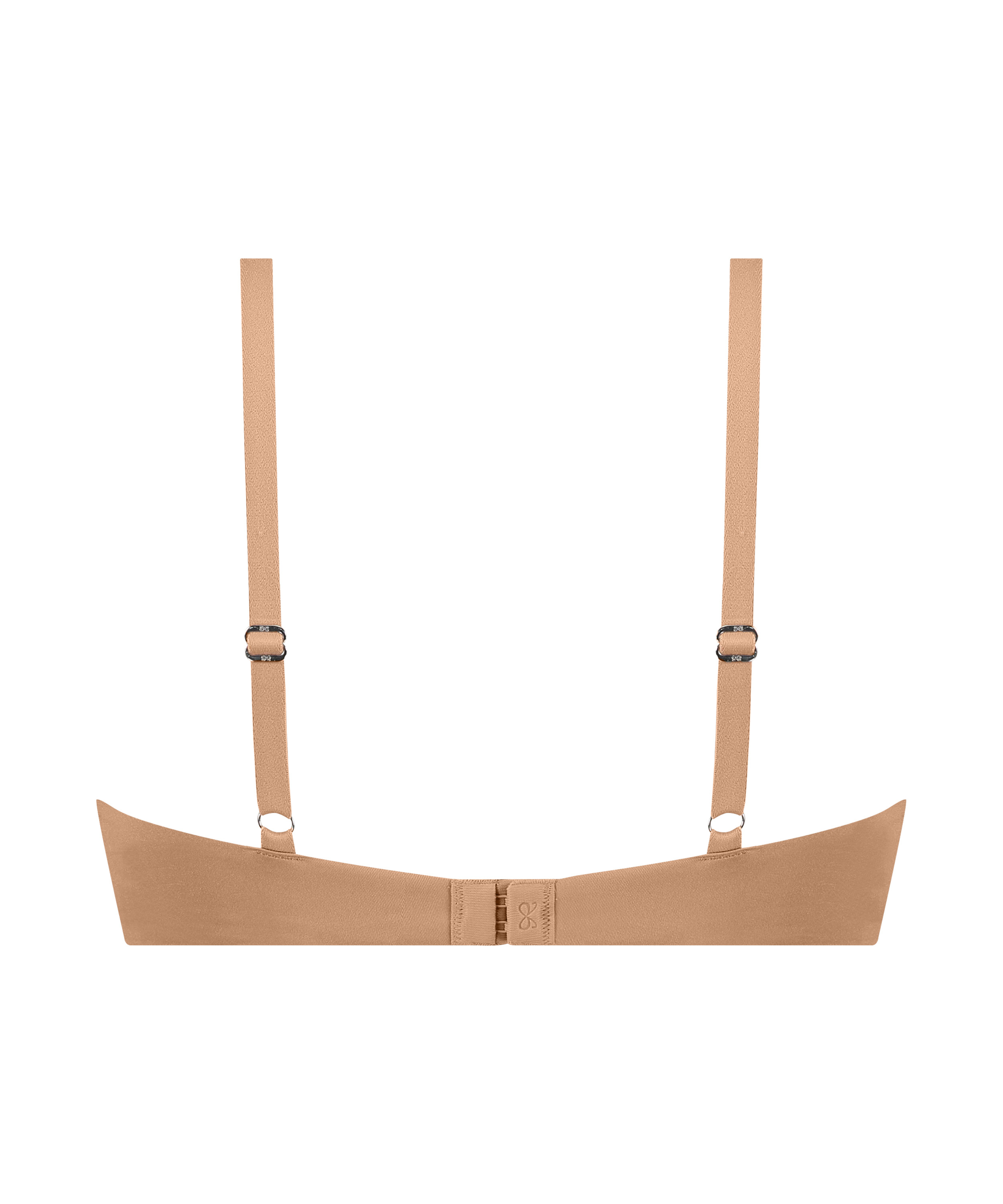 Bekväm formpressad bygel-bh Smooth, Brun, main