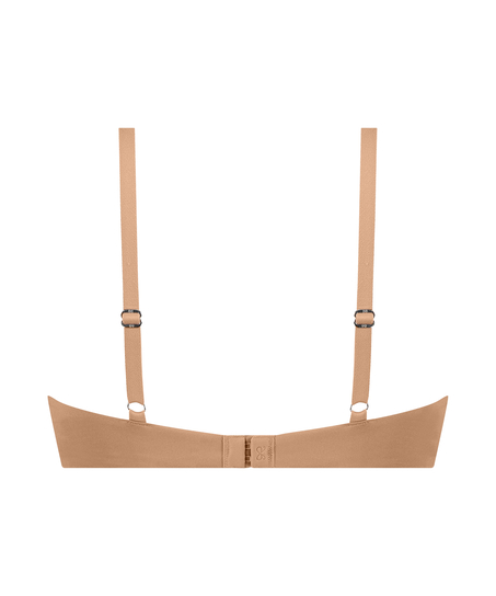 Bekväm formpressad bygel-bh Smooth, Brun