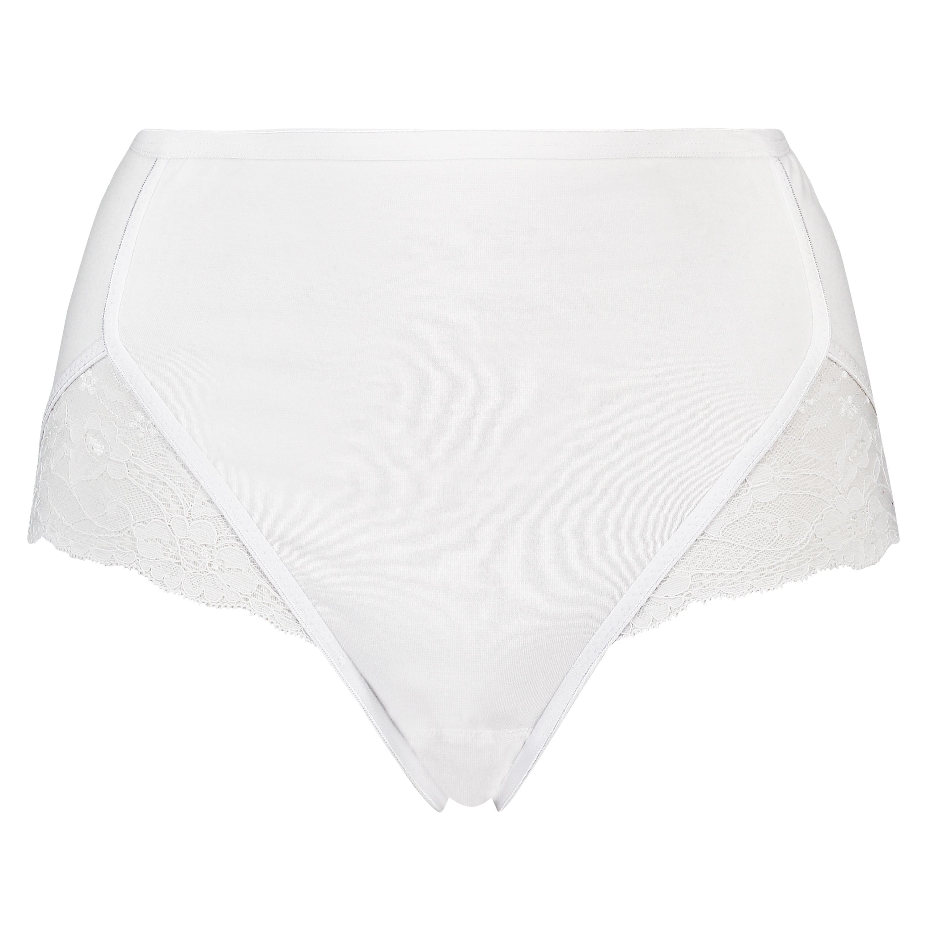 Superslip Lace Maxi bomull, Vit, main