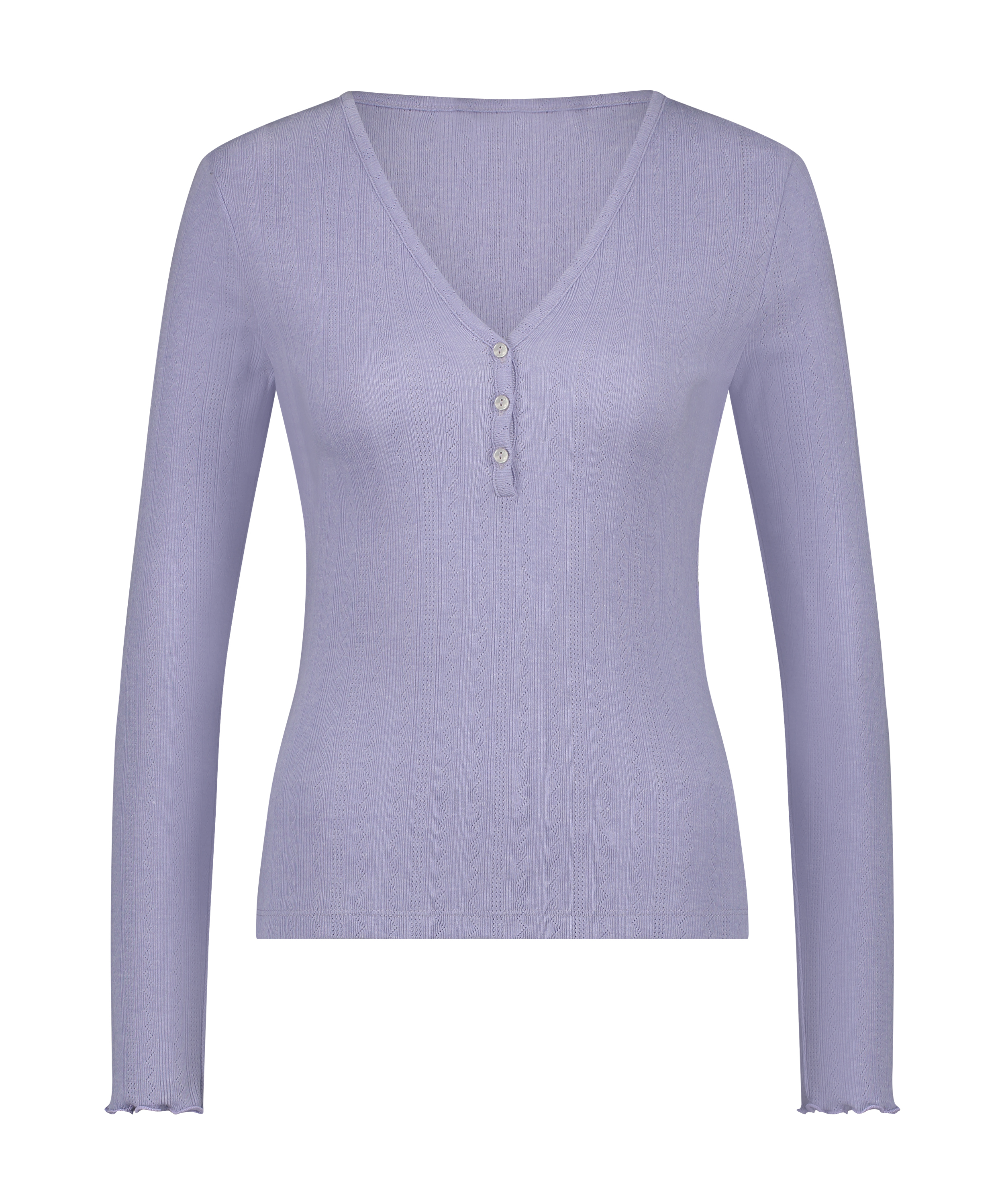 Pyjamastopp Henley, Lila, main