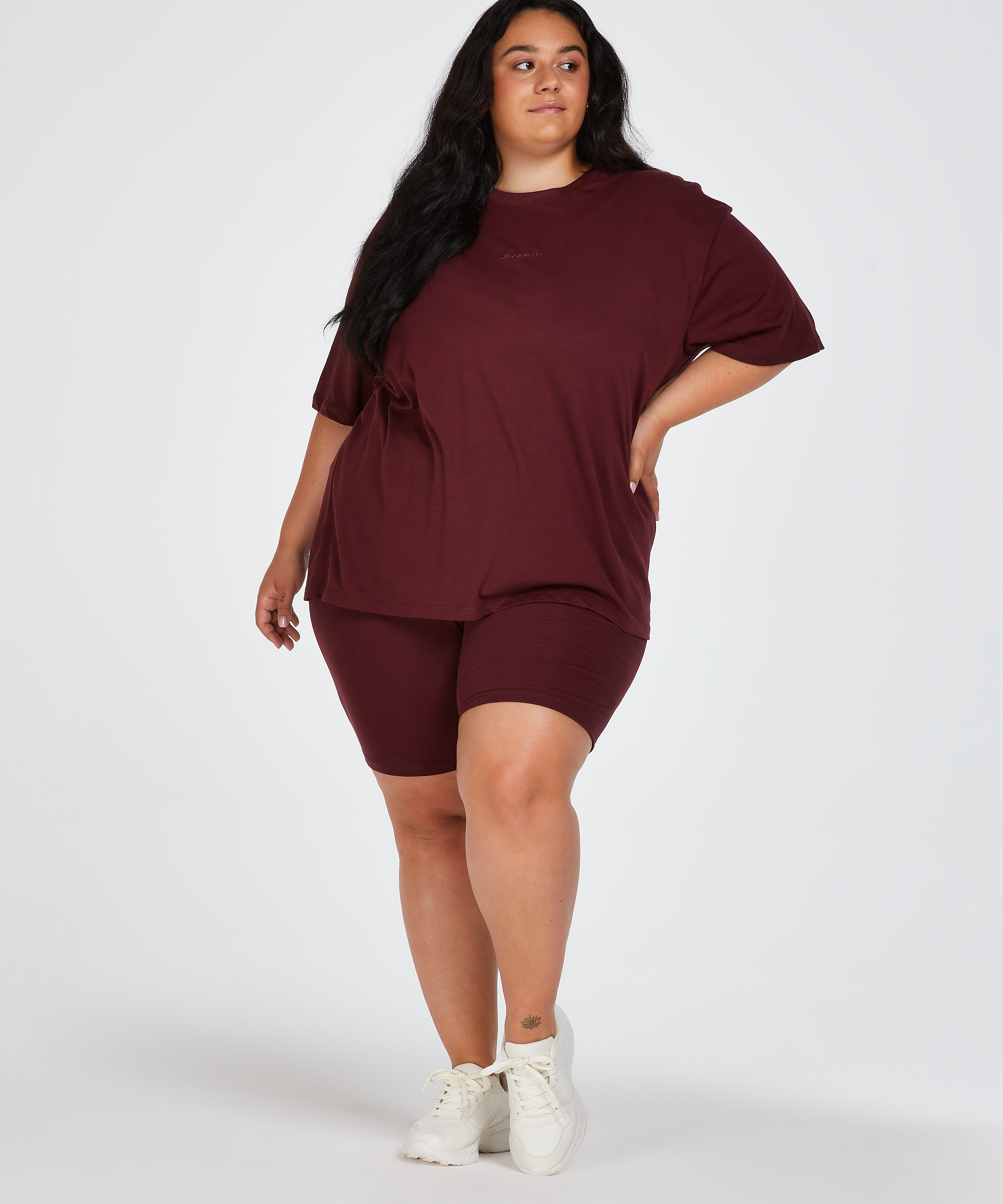 Biker  kort pyjamas-set, R&ouml;d, main