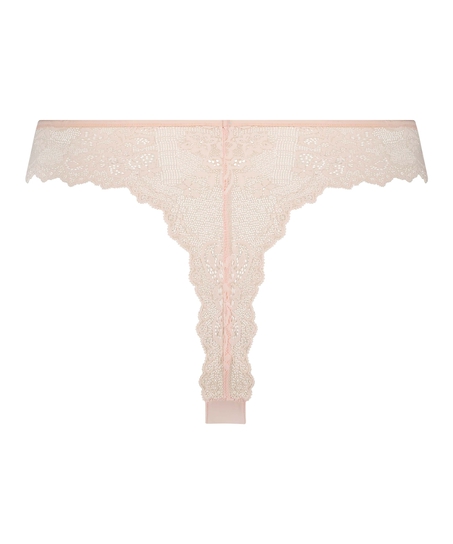 Stringtrosa Invisible Lace Back, Rosa