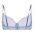 Icke-formpressad bygel-bh Roza, Blå