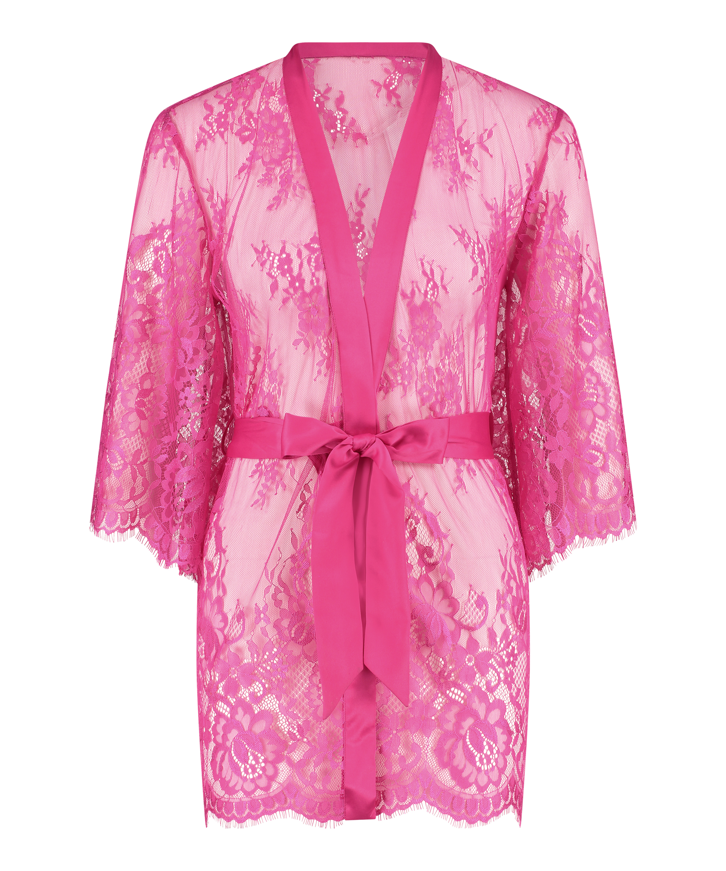 Kimono Lace Isabelle, Rosa, main