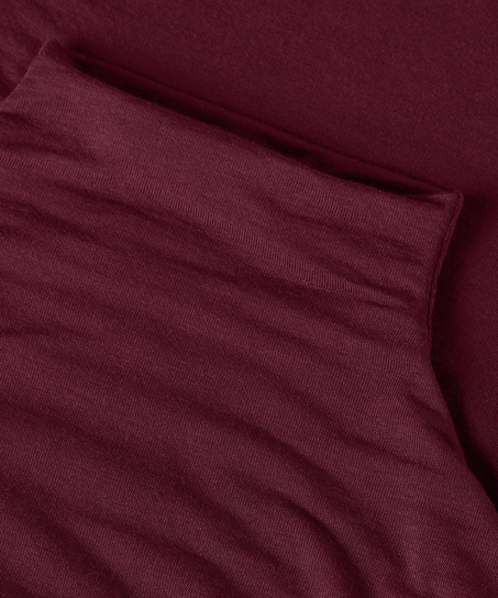 super soft cashmereblandad-topp med polokrage, Lila