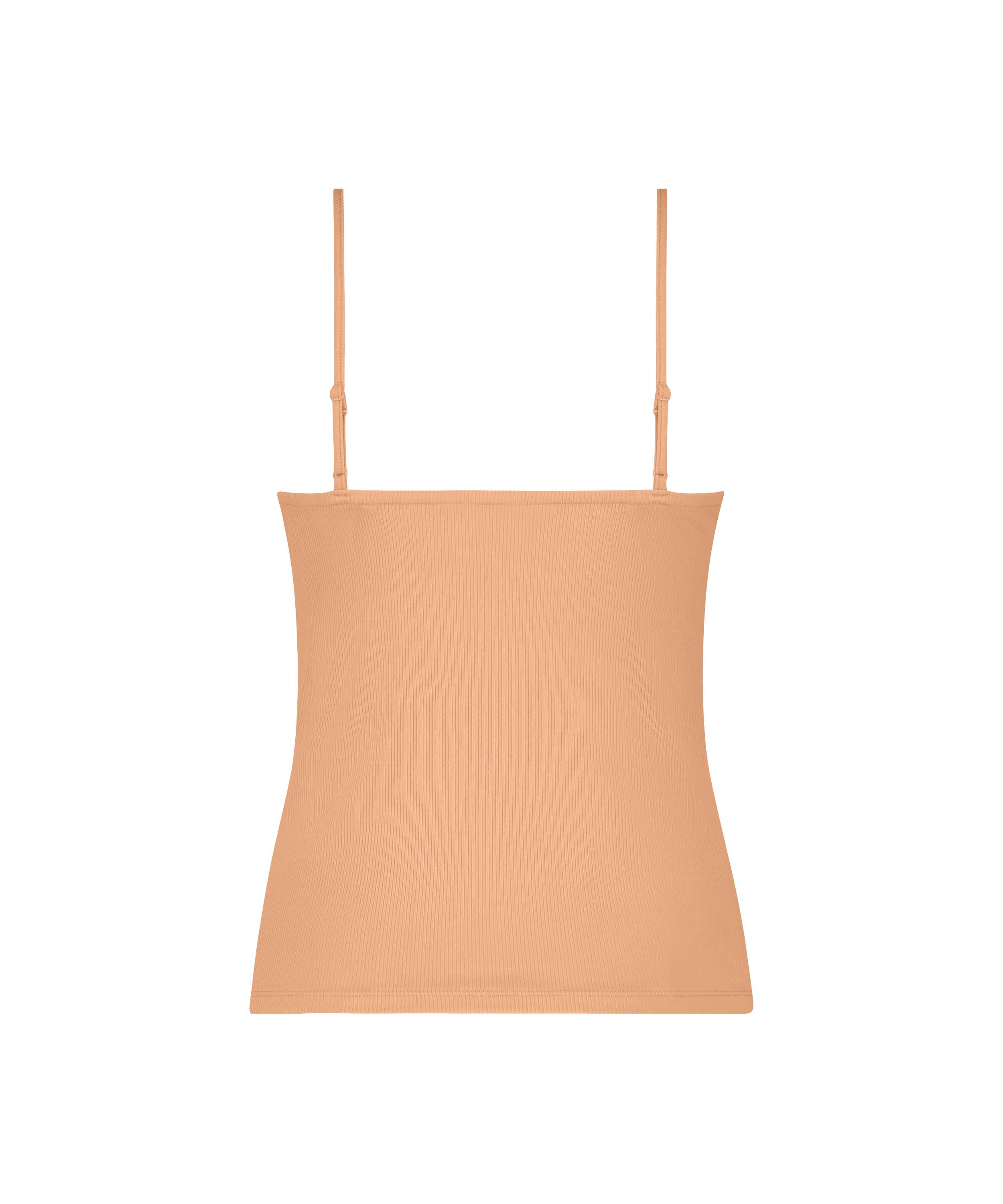 Linne Cami Rib Lace, Rosa, main