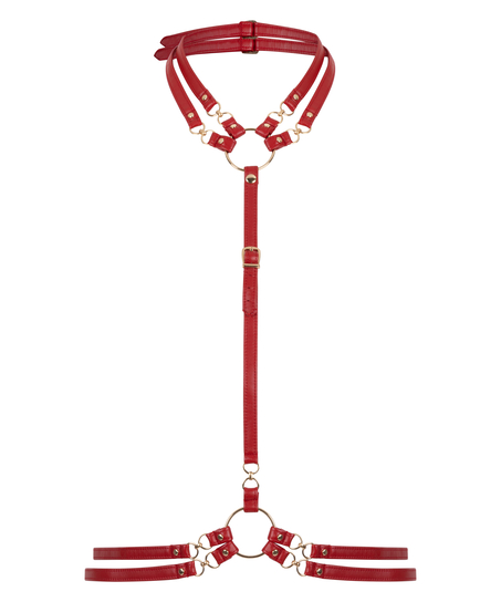 Private Sele i konstläder, Röd