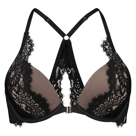 Doutzen Nightshade formpressad push-up bygel-bh, Svart