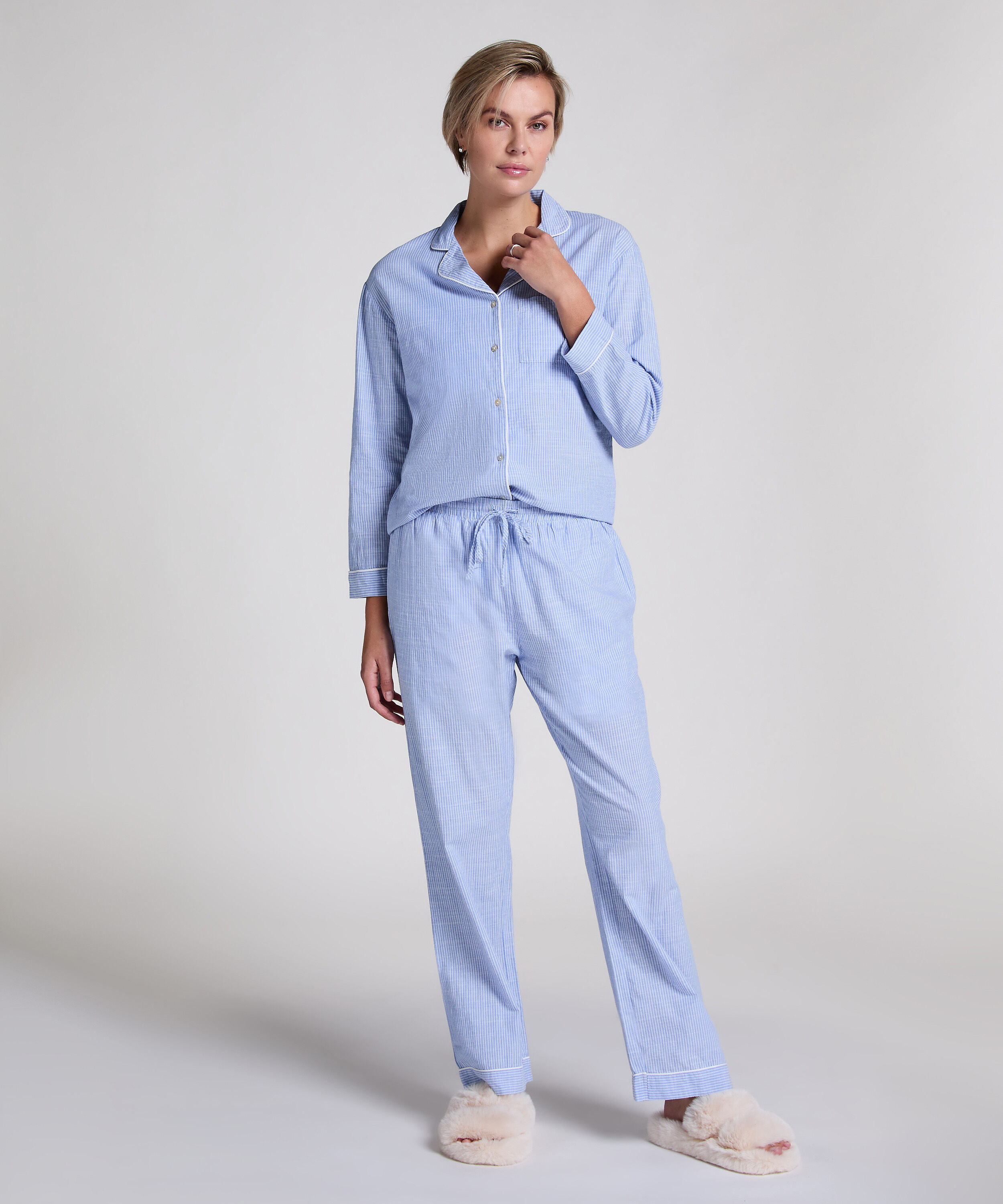 Petite Pyjamasbyxa i bomull, Blå