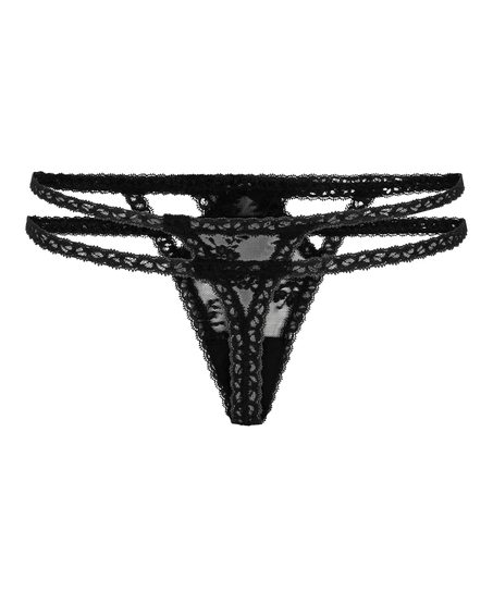 Irina stringtrosa, Svart