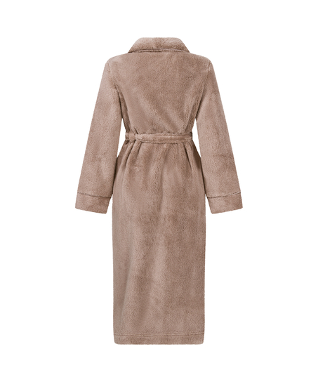 Morgonrock Fleece, Beige