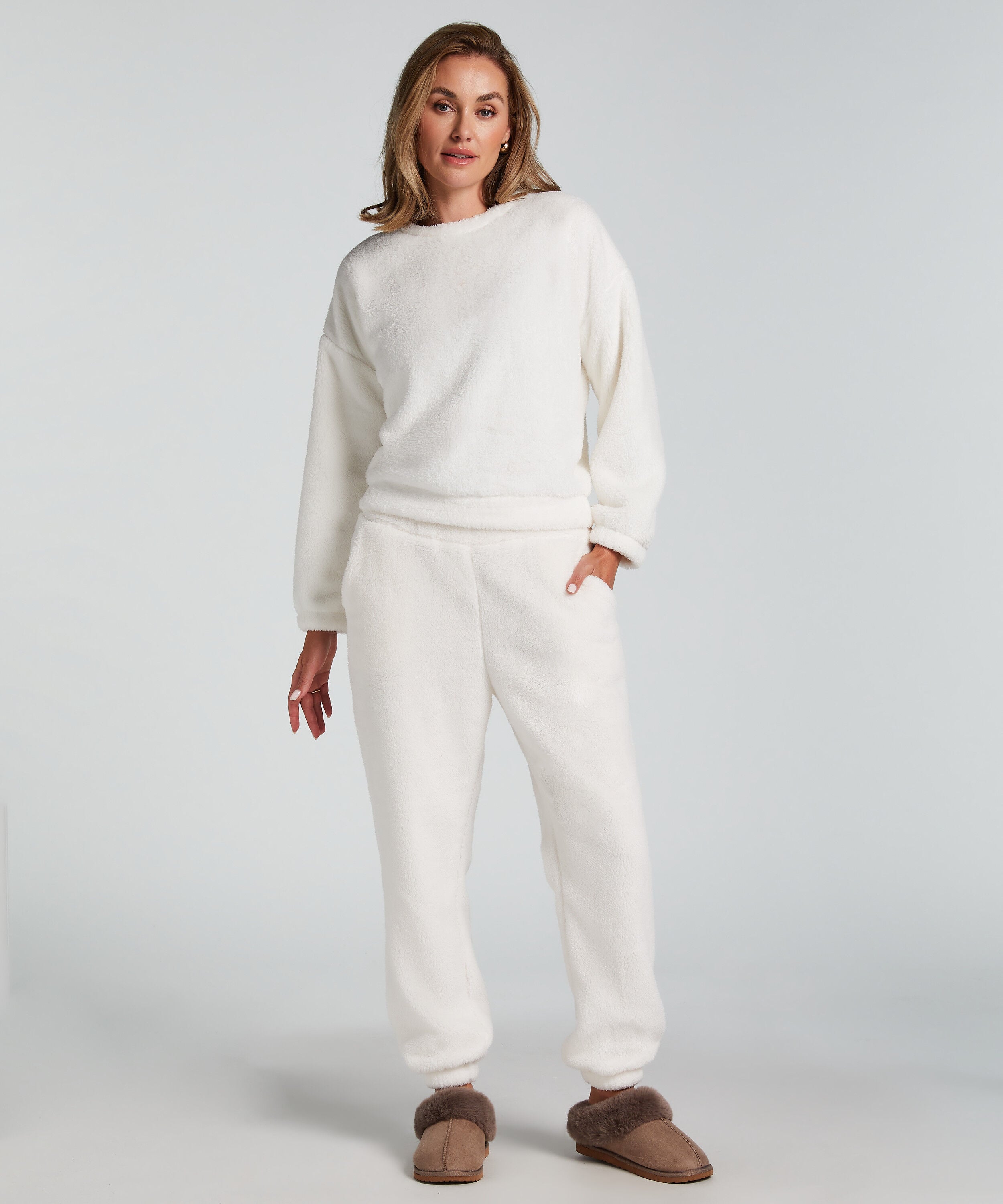 Mysiga mjukisbyxor i fleece