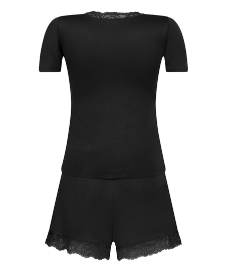Pyjamasset i jersey, Svart