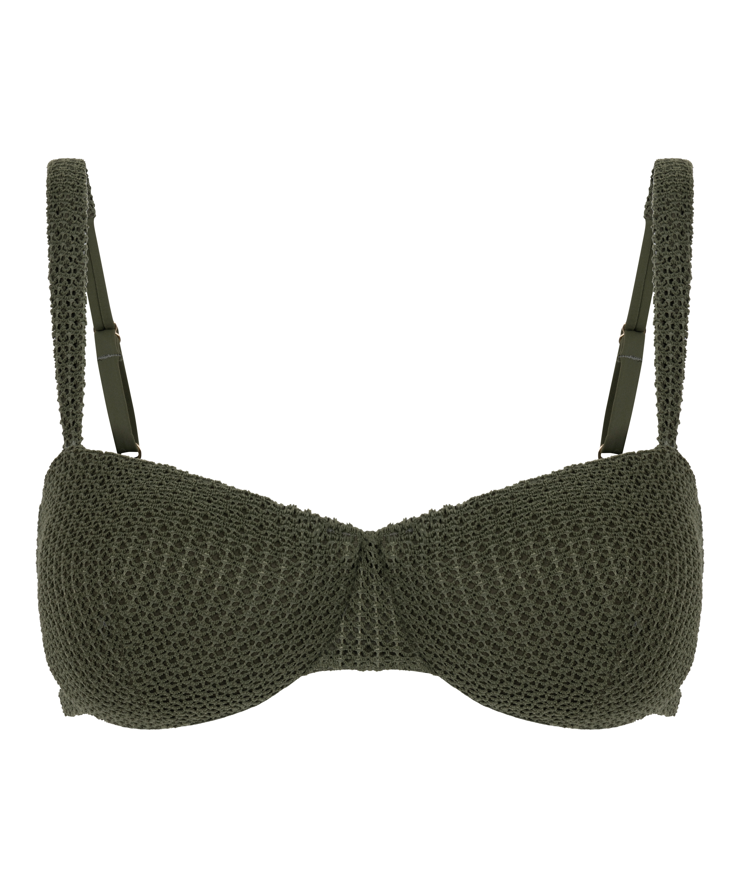 Cairo icke-formpressad bikiniöverdel, Grön, main