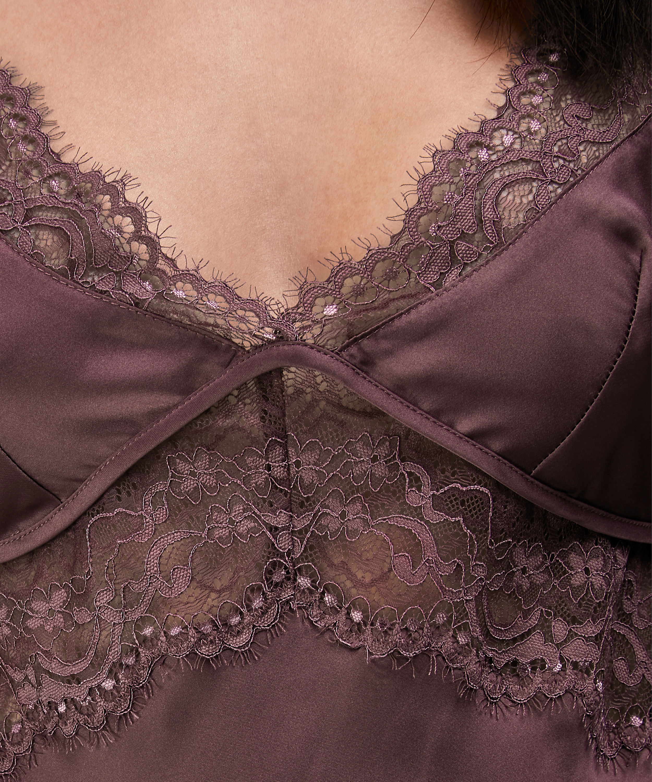 Underklänning Satin Honey, Rosa, main