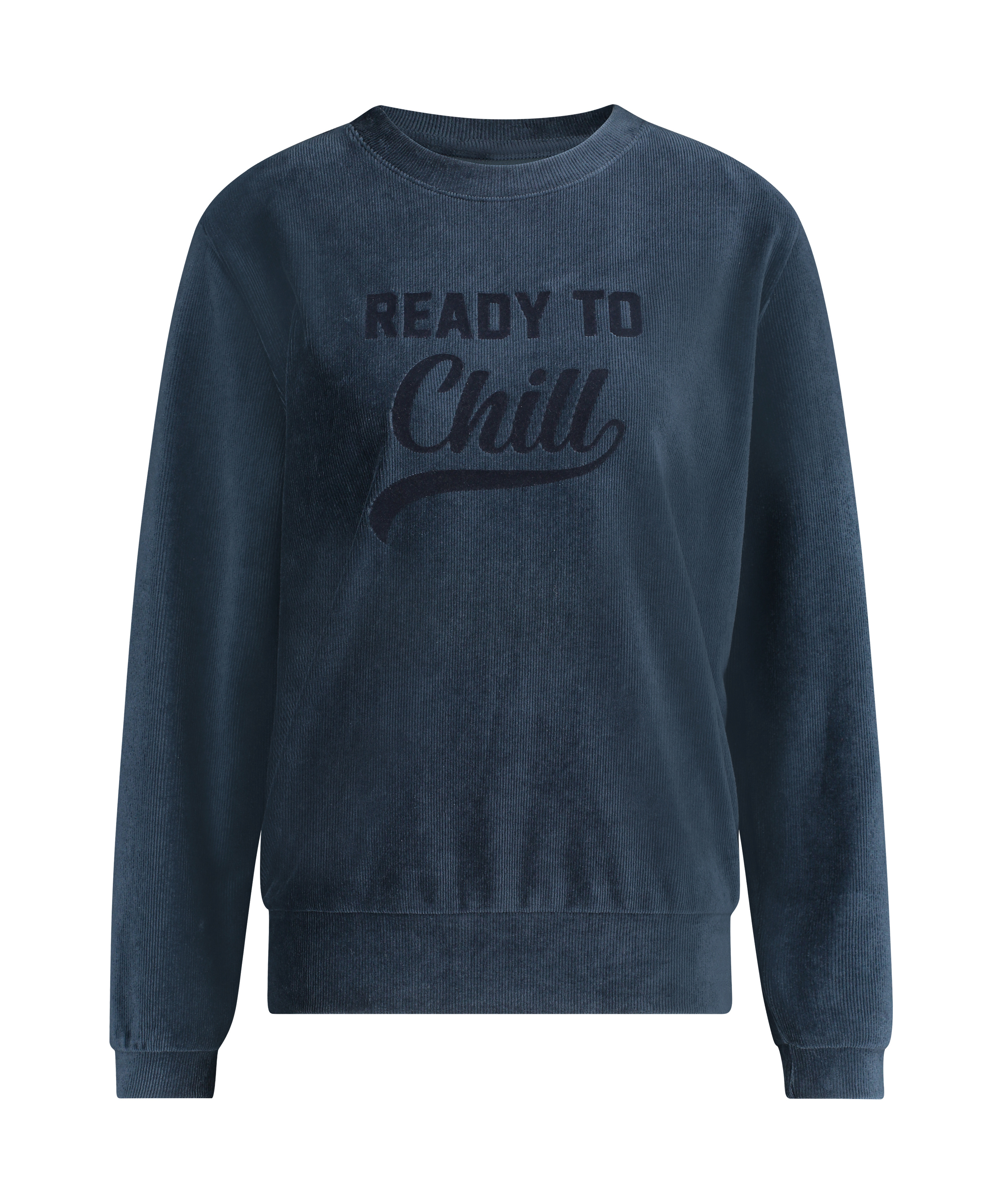 Långärmad sammetstopp, Blå, main