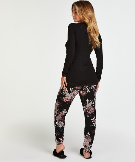 Pyjamasset f&ouml;r amning, Svart