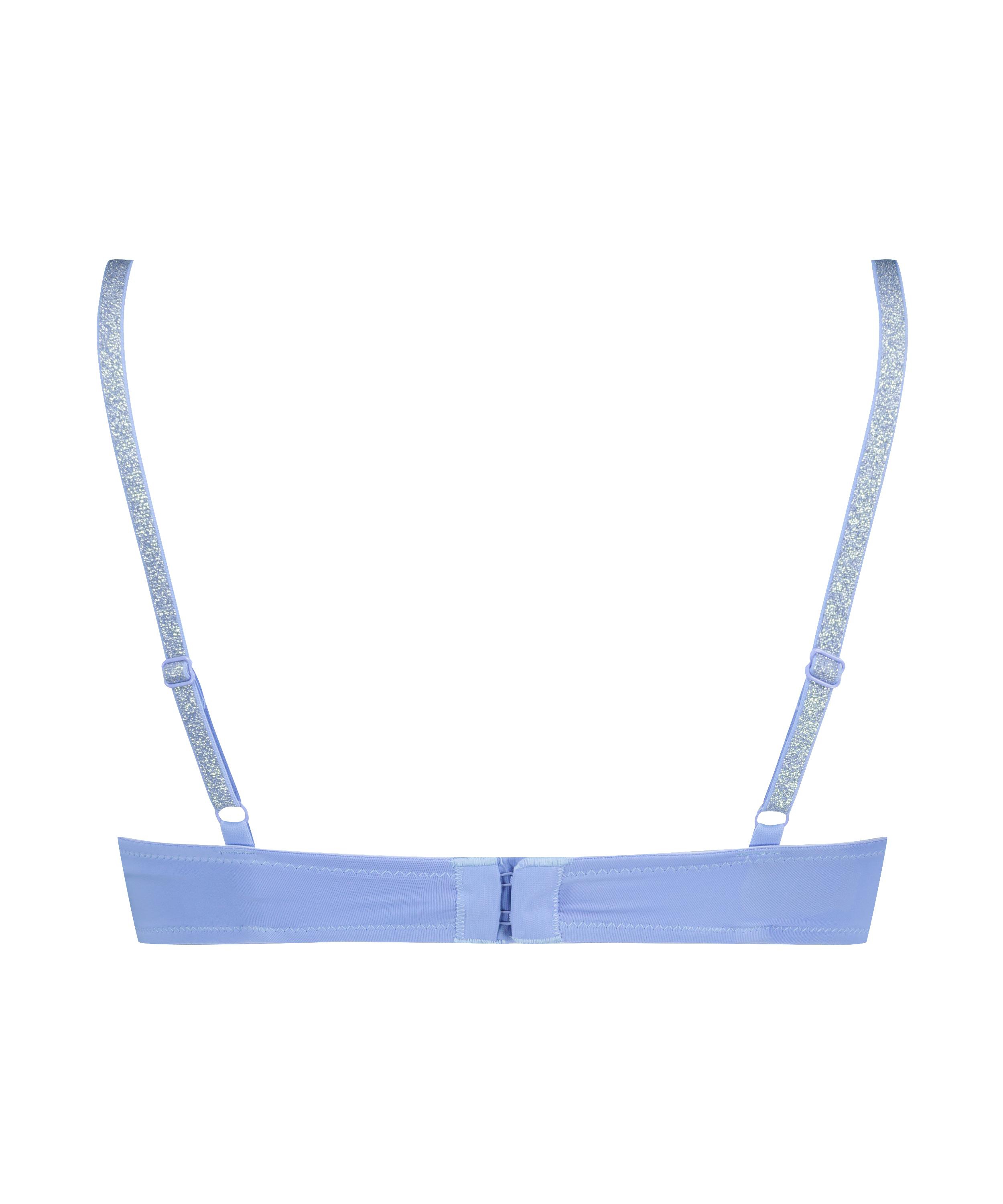 Formpressad bygel-bh Plunge, bl&aring;, main