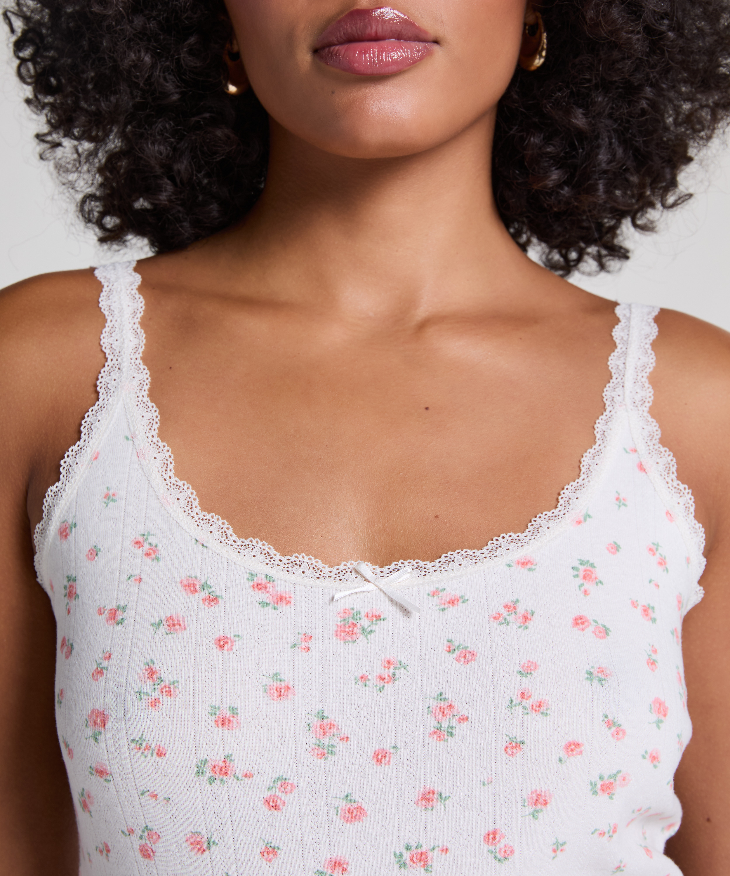 Ribbat pyjamasset, Rosa, main