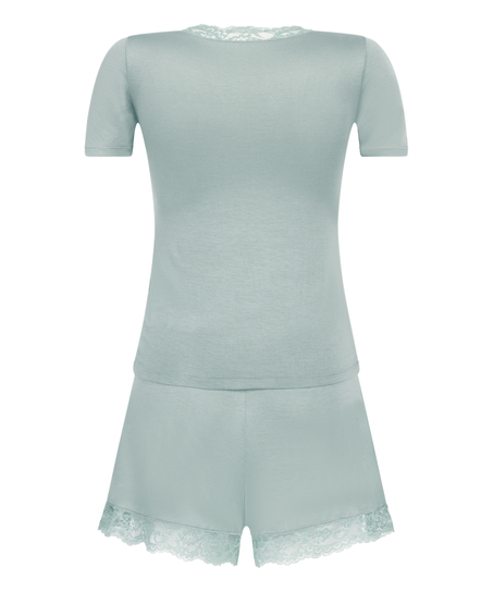 Pyjamasset i jersey, Gr&ouml;n