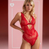 Sanne bodysuit, Röd