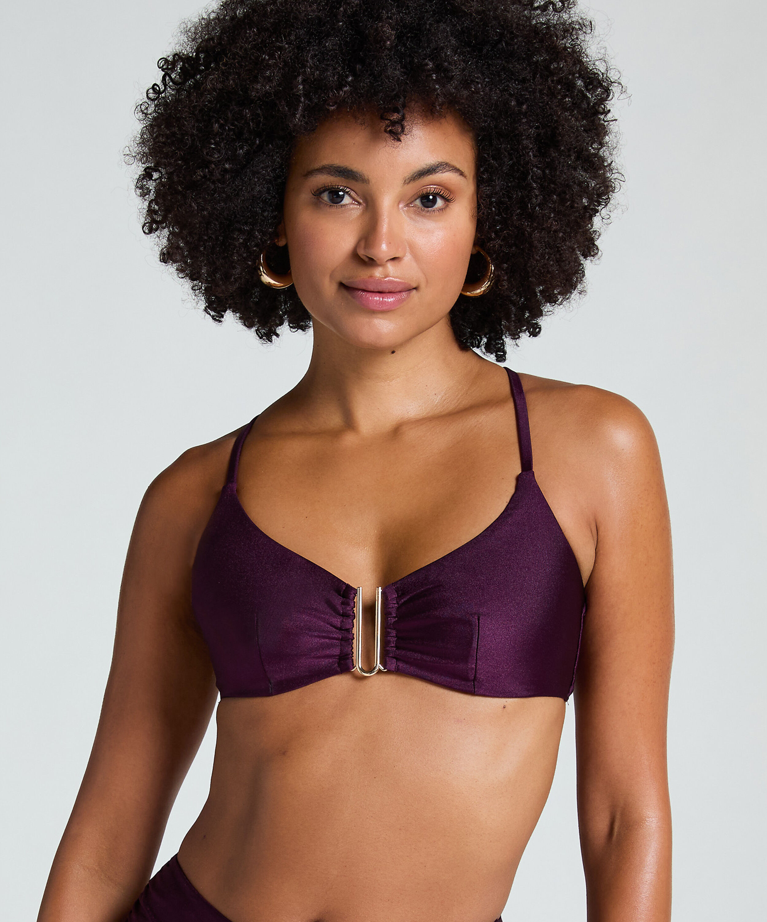 Bikinimagtopp Costa, Lila