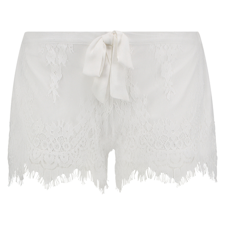 Shorts Lace, Vit