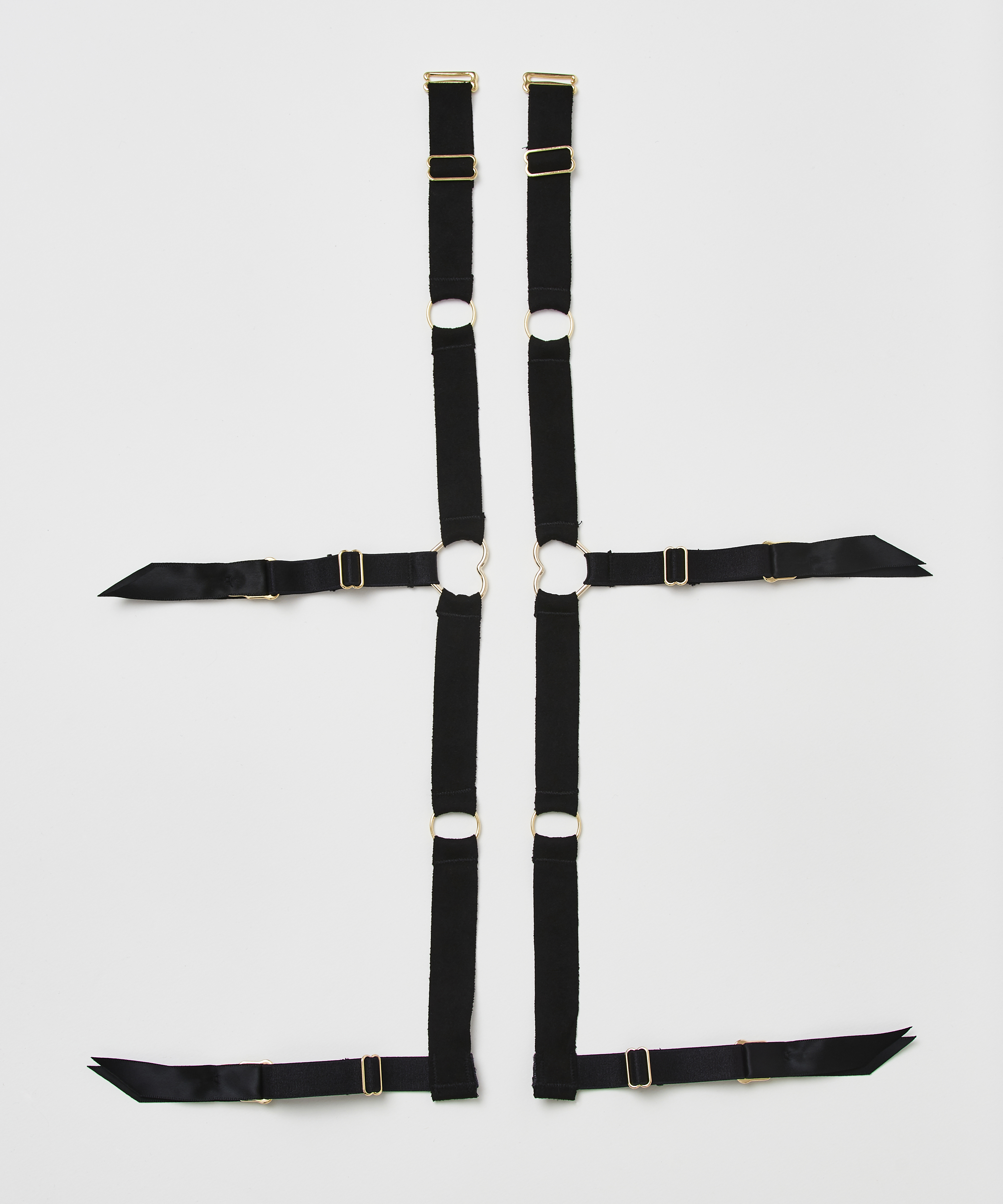 Strumpebandshandklovar fr&aring;n v&aring;r Private Collection, Svart, main