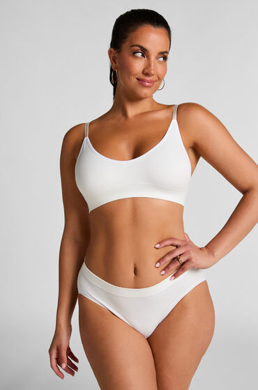 Hunkemöller Dide hög trosa Vit — produktbild