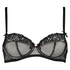 Non-padded underwired bra Cleo, Svart