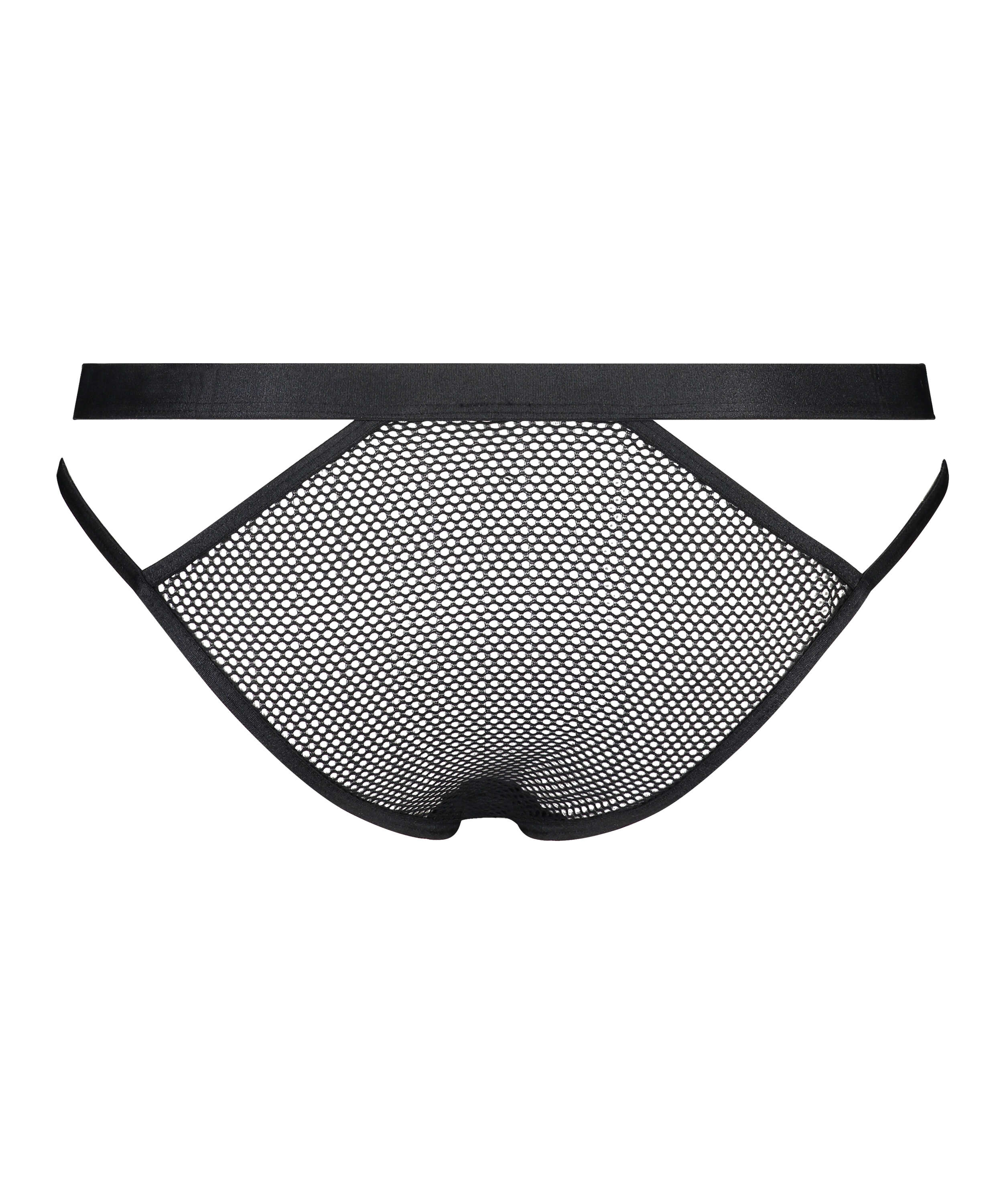 Sadie brazilian-trosa med &ouml;ppen gren, Svart, main