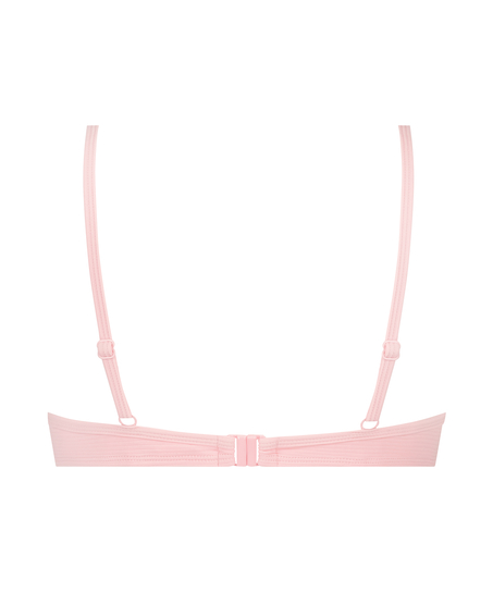 Texture icke formpressad bikini-bh med bygel, Svart